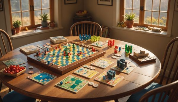 Jeux de société et loisirs créatifs